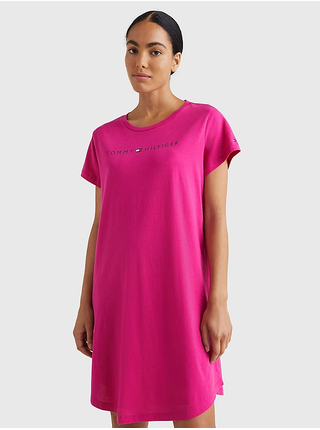 Tmavě růžová dámská noční košile Tommy Hilfiger Underwear