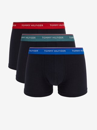 Sada tří pánských boxerek v tmavě modré barvě Tommy Hilfiger