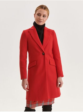 Červený dámský kabát TOP SECRET