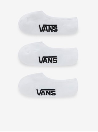 Sada troch pánskych bielych ponožiek VANS