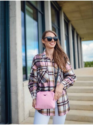 Růžová dámská crossbody kabelka VUCH Fyss 