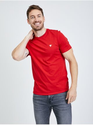 Červené pánské tričko Guess Core Tee