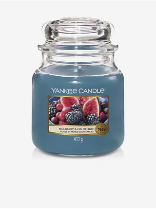 Vonná svíčka Yankee Candle Mulberry & Fig (411 g)