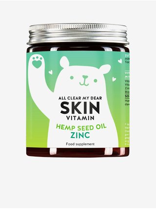 Vitamíny pro svěží a čistou pleť se zinkem Bears With Benefits (60 ks)