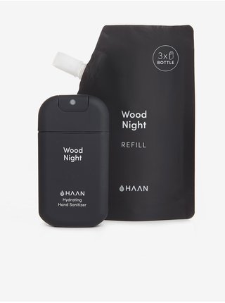 Náhradní náplň do antibakteriálního spreje na ruce HAAN Wood Night (100 ml)