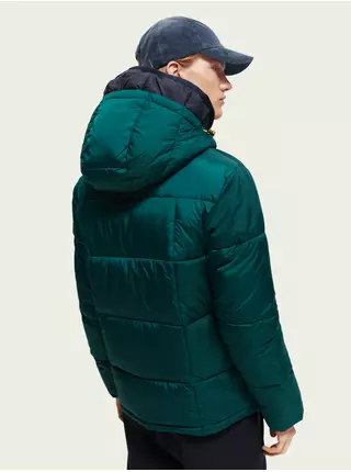 Tmavě zelená pánská zimní bunda Scotch & Soda