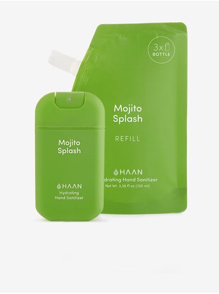 Náhradní náplň do antibakteriálního spreje na ruce HAAN Mojito Splash (100 ml)