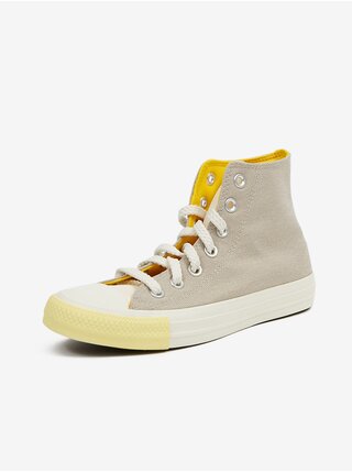 Žluto-béžové dámské kotníkové tenisky Converse Chuck Taylor All Star