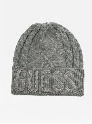 Šedá dámská čepice Guess Alix