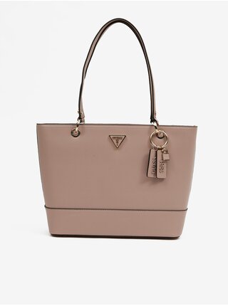Růžová kabelka Guess Noelle Elite Tote