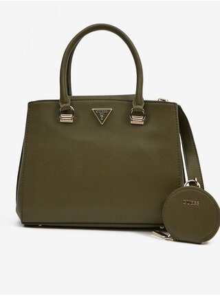Kaki kabelka Guess Alexie Girlfriend Satchel