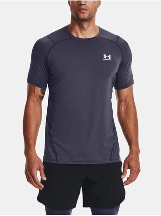 Šedé pánské tričko Under Armour UA HG Armour Fitted SS