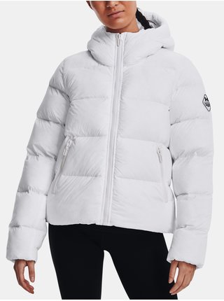 Bílá dámská zimní péřová bunda Under Armour UA CGI Down Jkt