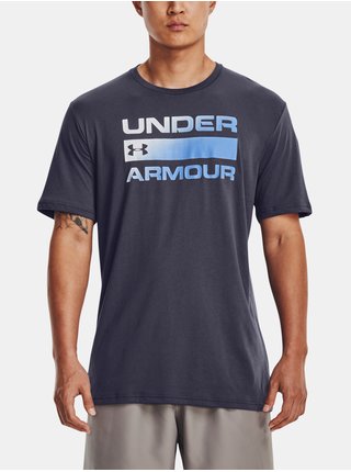 Šedé pánské tričko Under Armour UA TEAM ISSUE WORDMARK SS