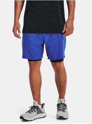 Modré dámské kraťasy Under Armour UA Vanish Woven 2in1 Sts 