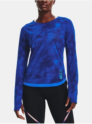 Modré dámské tričko Under Armour UA Run Anywhere Streaker LS