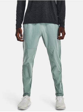 Mentolové pánské sportovní kalhoty Under Armour UA QUALIFIER RUN 2.0 PANT