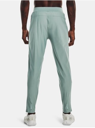 Mentolové pánské sportovní kalhoty Under Armour UA QUALIFIER RUN 2.0 PANT
