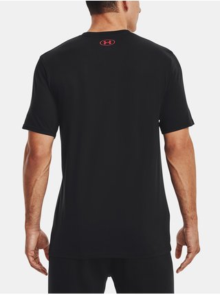 Černé pánské tričko s potiskem Under Armour UA PHOTOREAL FIELD GF SS