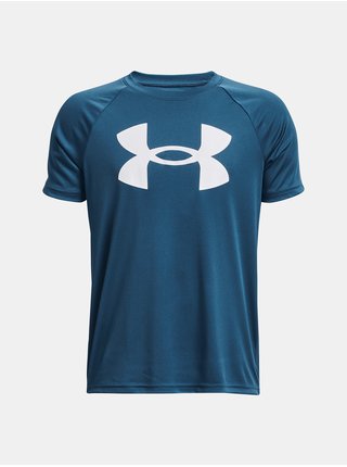 Modré klučičí sportovní tričko Under Armour UA Tech Big Logo SS