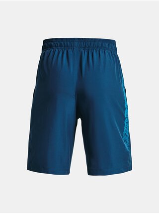 Modré chlapčenské šortky Under Armour UA Woven Graphic Shorts