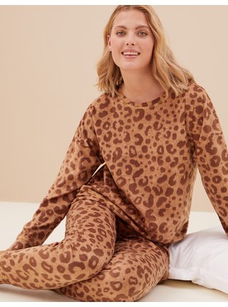 Pyžamká pre ženy Marks & Spencer - hnedá