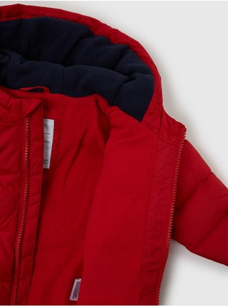 Červená dětská prošívaná zimní bunda GAP