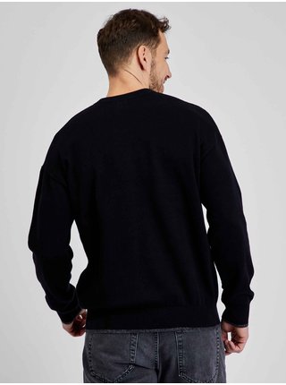 Černý pánský svetr s logem GAP
