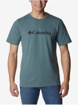 Tričká s krátkym rukávom pre mužov Columbia - zelená