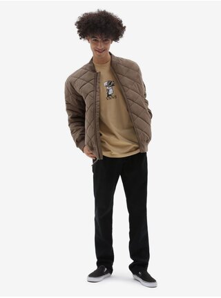 Hnědý pánský prošívaný bomber VANS 