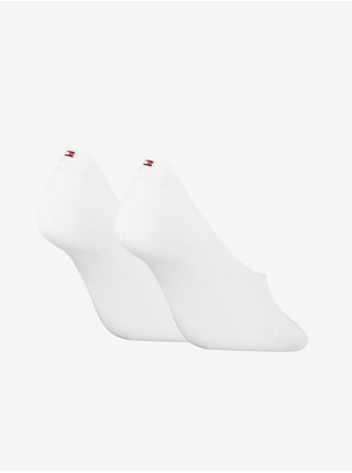 Sada dvou párů bílých dámských ponožek Tommy Hilfiger