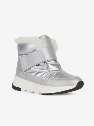 Zimná obuv pre ženy Geox - strieborná