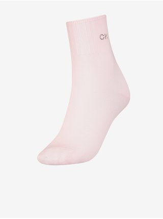 Svetloružové dámske ponožky Calvin Klein