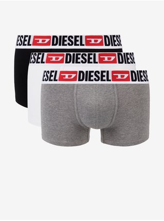 Boxerky pre mužov Diesel - čierna, biela, sivá