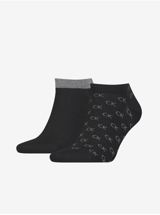 Sada dvou párů černých pánských ponožek Calvin Klein