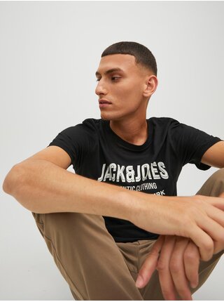 Čierne tričko Jack & Jones Jeans