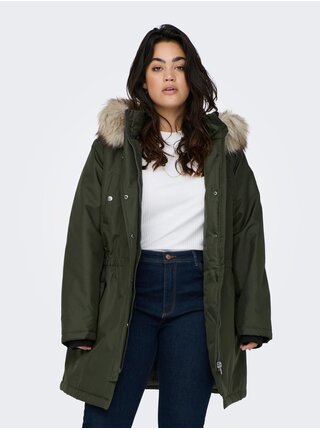 Kaki parka ONLY CARMAKOMA Irena
