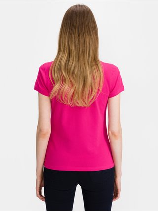 Růžové dámské polo tričko GANT MD. Summer