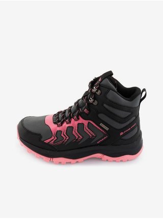 Růžovo-černé dámské kotníkové outdoorové boty ALPINE PRO Guiba