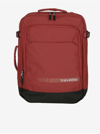 Červený unisex cestovní batoh Travelite Kick Off Multibag Backpack Red