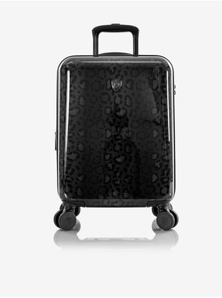 Černý vzorovaný cestovní kufr Heys Black Leopard S  