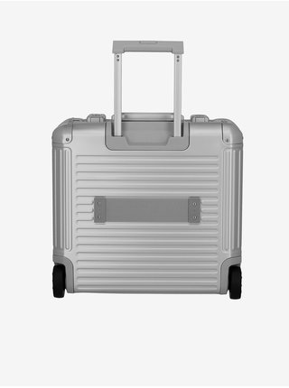 Cestovní kufr v stříbrné barvě Travelite Next Business wheeler Silver 