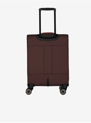 Růžovo-hnědý cestovní kufr Travelite Viia 4w S  