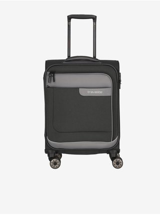 Tmavě šedý cestovní kufr Travelite Viia 4w S  