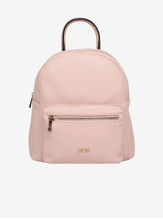 Růžový dámský batoh L.CREDI Budapest Backpack Pink Clay 
