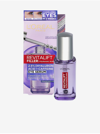 Rozjasňující oční sérum s kyselinou hyaluronovou L'Oréal Paris Revitalift (20 ml)