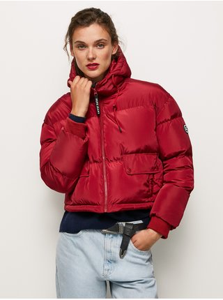 Zimné bundy pre ženy Pepe Jeans - červená