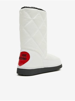Zimná obuv pre ženy Love Moschino - biela