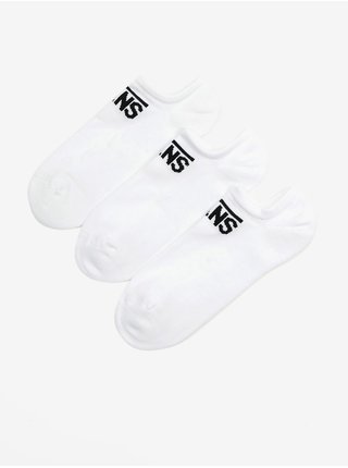 Sada troch párov pánskych ponožiek v bielej farbe VANS