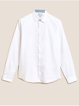 Bílá pánská košile Marks & Spencer 
